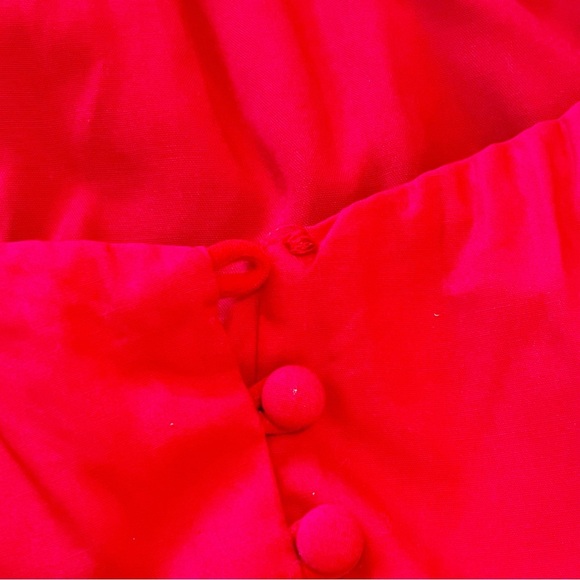 Princess Polly Bad Gal Bustier Red Sz 0 Boning Corset Crop Top Slim Fit READ - Picture 7 of 9